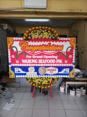Papan Bunga di Lebak Siliwangi Coblong