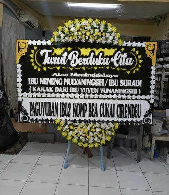 Papan Bunga di Lebak Siliwangi Coblong
