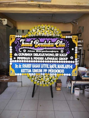 Papan Bunga di Lebak Siliwangi Coblong